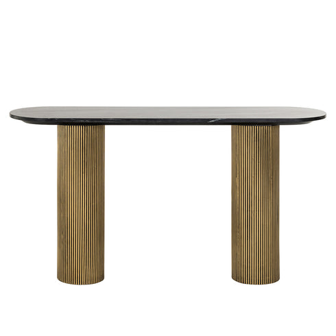 Layton Black & Gold Console Table